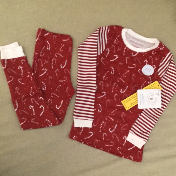 Burt's Bees Pajamas Burts Bees 2pc Pajama Set Christmas Candy Canes